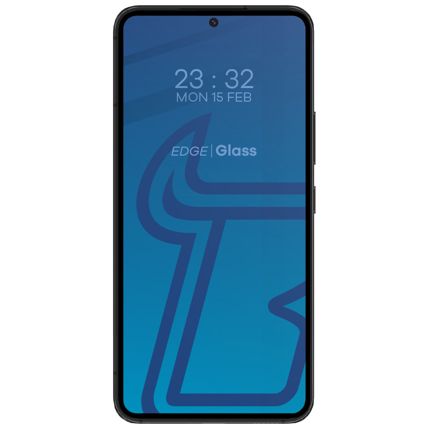 Szkło hartowane Bizon Glass Edge dla Galaxy S22, czarne.